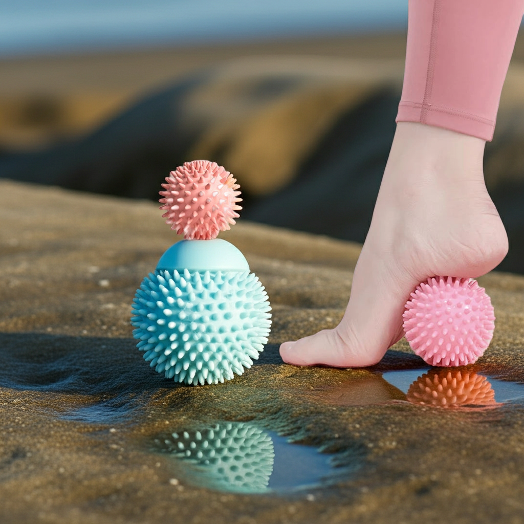 Akupressur Massageball – Faszienball für Fuß, Rücken & Nacken