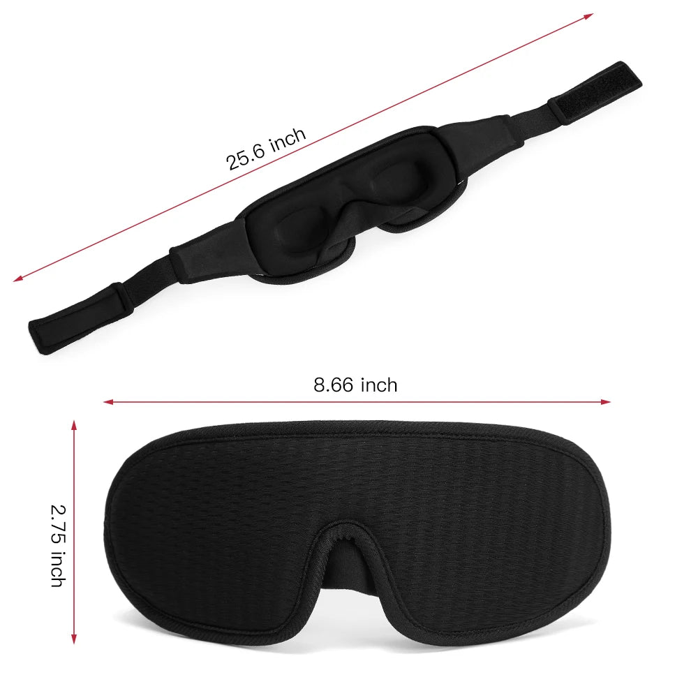 3D Schlafmaske Konkav – Lichtblockierung & maximaler Augenkomfort