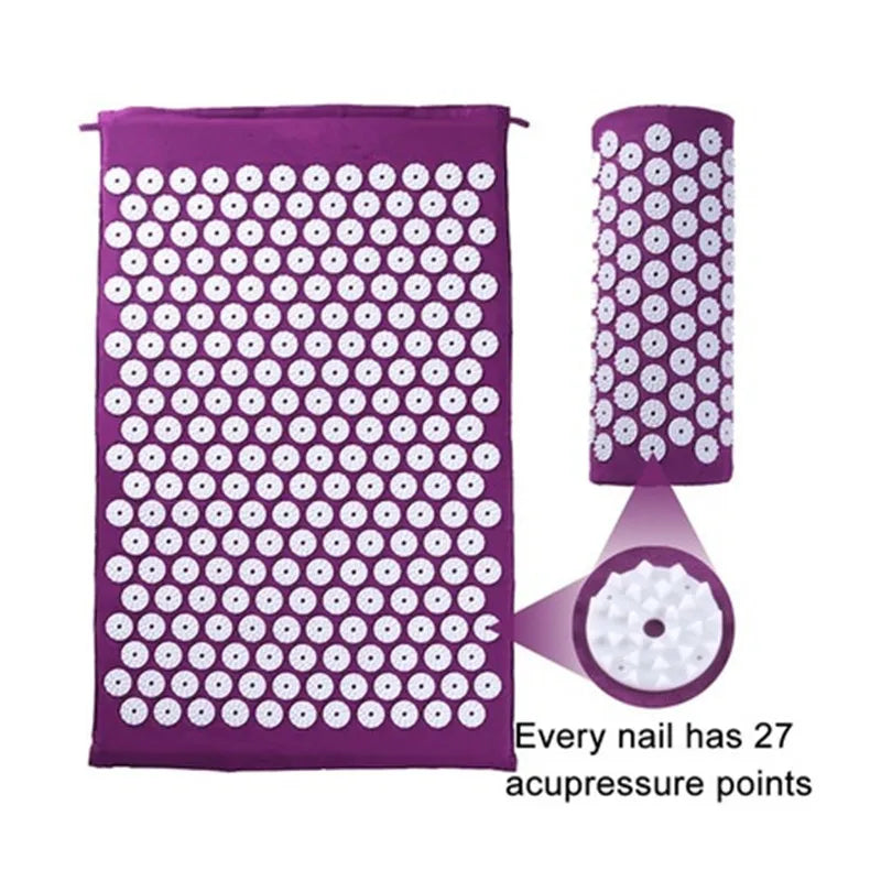 Akupressur Massage-Set – Matte & Kissen