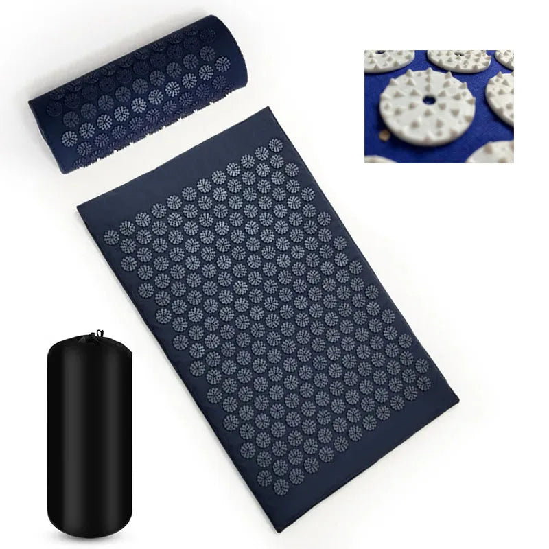 Akupressur Massage-Set – Matte & Kissen