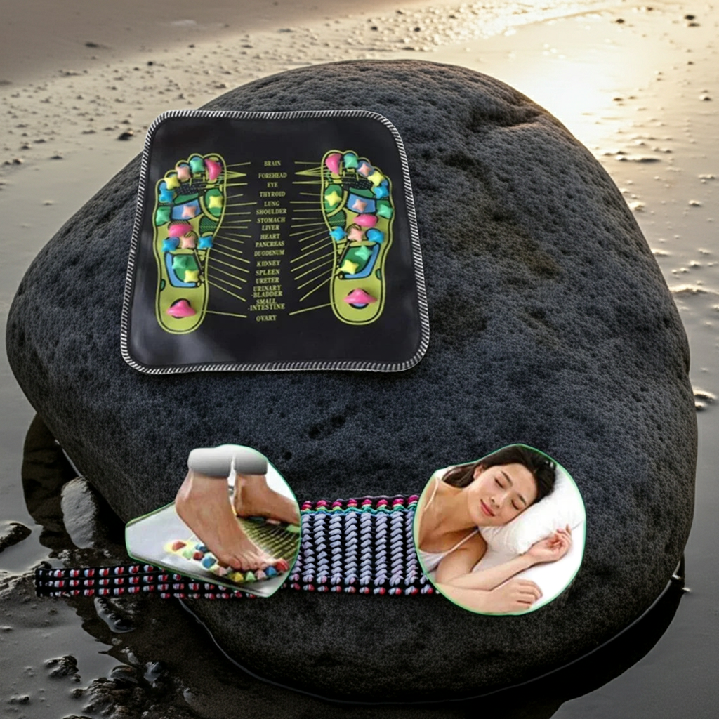 Akupressur Fußmassage-Matte – Reflexzonenmassage für Entspannung & Durchblutung
